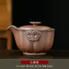 Tetera de Cerámica Gruesa Hecha de Arcilla Mineral Original, Transpirable y Adecuada para Uso Doméstico, Regalo, Juego de Té Kung Fu, Tetera Individual, Tetera para Preparar Té Kung Fu