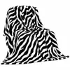Manta de franela a cuadros para comercio exterior transfronterizo, manta de sofá con estampado de cebra y leopardo, manta de forro polar para siesta en la oficina