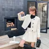 Traje de Lana de Dos Piezas de Moda para Invierno 2025, Conjunto de Lana Versátil de Alta Calidad que Reduce la Edad