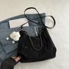 Mochila Escolar Estudiante de Gran Capacidad para Mujer 2026 Nueva Tendencia Bolso Tote Coreano Versátil Bolso de Hombro Cruzado Bolso de Viaje