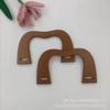 Accesorios para bolsos directos de fábrica Asa de madera en forma de M Asa de madera de mano pequeña Asa de madera en forma de U pequeña Asa de madera Accesorios para bolsos DIY