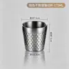 Taza de Agua de Acero Inoxidable 304 Doble Capa Anti-Quemaduras Taza Portátil Taza de Café para el Hogar Taza para Bebidas Frías Taza para Cerveza Taza de Escalón Transfronteriza