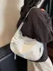 Nova Bolsa de Lona Leve Impermeável com Proteção Solar, Múltiplos Bolsos, Grande Capacidade, Bolsa de Ombro Transversal Casual e Versátil para Mulheres