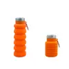 Copo de água dobrável de silicone de grau alimentício, garrafa de água para esportes de ciclismo, copo de água esportivo dobrável para viagens ao ar livre, inquebrável