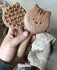 Peine de Masaje, Peine de Masaje de Sándalo, Peine para Meridianos de la Cabeza, Peine de Madera para Meridianos de Bolsillo, Peine Pequeño de Madera de Recuerdo