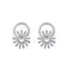 Nuevos Pendientes de Tuerca de Girasol con Microincrustaciones de Circonita Cúbica de Amazon Más Vendidos para Mujer, Pendientes de Moda y Elegantes, Venta Directa de Fábrica