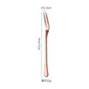 Acero inoxidable 304 cuchara tenedor para frutas creativa cuchara para helado postre cuchara mezcladora de café miel ins tenedor para pastel de luna
