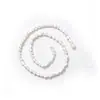 Perlas de Agua Dulce Naturales Cuentas Pequeñas de Plata Cuentas Sueltas Productos Semiacabados Cuentas Perforadas DIY Collar Pulsera Hecho a Mano Venta al por Mayor