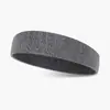 Diadema Deportiva de Algodón Diadema Absorbente de Sudor para Correr Diadema de Baloncesto Color Sólido Pañuelo Antitranspirante Diadema Elástica de Fitness