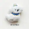 Fofo Desenho Animado Pelúcia Pequeno Animal Boneca Acessórios Cachorrinho Gato Urso Coelho Bolsa Broche Boneca Original