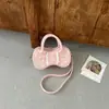 Bolsa transversal de bolinhas estilo coreano para garotas doces, simples e estilosa, nova moda outono 2026, bolsa de ombro e sob o braço de grande capacidade