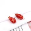 Cuerda de nudo trenzado flor retorcida gota de agua dorada vintage bolsa de materiales para accesorios de pendientes diy pendientes redondos con canal