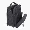 Bolso bandolera táctico negro con diseño de lunares para deportes de equitación, ocio, para hombre y mujer, ideal para montañismo al aire libre y portátil.