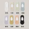 Calcetines de Verano para Mujer, Delgados, de Boca Baja, Antideslizantes, que no se Caen del Talón, Calcetines Invisibles, de Malla, Transpirables, Absorbentes de Sudor, Sencillos, Combinan con Todo, Calcetines para Mujer