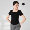 Top Arcaico de Manga Corta para Danza Clásica para Adulto para Práctica Ropa de Danza Verano Ropa Profesional de Danza Moderna China para Mujer