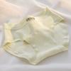 Braguitas de algodón para bebé de clase A, antibacterianas, con entrepierna en capas, 7A, de algodón puro, transpirables, de cintura media, para mujer.