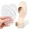 Almohadilla frontal para tacones altos, gruesa, transparente, antideslizante, suave, antidesgaste, deportiva, con absorción de impactos, tamaño mediano.