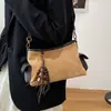 Bolsa de Axila com Zíper Transfronteiriça Bolsa Quadrada Pequena para o Dia a Dia Nova Moda 2025 Versátil Casual Bolsa de Ombro Bolsa Transversal da Moda
