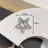 Nuevos accesorios de estrella de aleación joyería de diamantes completos horquilla DIY tocado material para zapatos con agujero decoración de chica estilo dulce fresco