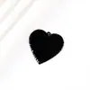 Material en blanco para colgante hueco con forma de corazón de acero inoxidable grabado con láser transfronterizo para impresión a color UV, colgante de corazón para regalo de vacaciones