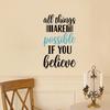 Adesivos de parede com frases em inglês quarto sala de estar adesivos de decoração de parede para casa geração AliExpress transfronteiriça