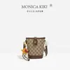Bolso de Mano Transfronterizo para Mujer, Bolso Clásico con Monograma de Papas Fritas, Bolso Cruzado para Teléfono de un Solo Hombro, Ligero, Sencillo, Versátil, Bolso para Mujer, Lujo Ligero