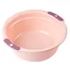Bacia de lavar plástica de ouvido duplo espessada bacia de lavar doméstica dormitório de estudante banho de pés bacia de lavanderia bacia grande para lavar vegetais