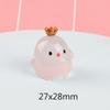 Nueva Corona Estéreo Luminosa Pollo Hecho a Mano diy Luz Nocturna Adornos Decorativos Pegamento de Crema Accesorios de Resina Vista Micro