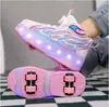 Venta Directa de Verano Transfronteriza Zapatos de Patín para Niños Zapatos de Patín para Niños Fábrica Zapatos de Patín de Cuatro Ruedas Zapatos de Patín para Niñas con Luces