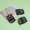 Estilo Étnico Lona Monedero Colgante Bolso Labial Tarjeta de Identificación Cable de Datos Almacenamiento Bolsa Pequeña Retro Mini Monedero