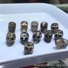 Ágata Tianzhu calavera de Tuolin tallado con cuentas cuentas sueltas pulsera Wenwan cuentas espaciadoras Bodhi Xingyue colgante diy