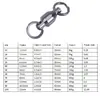 Giro Grande con Rodamiento Suministros para Pesca Anilla de Figura 8 Accesorios para Pesca Fabricante Anilla Doble Plana Giro con Rodamiento