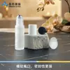 En Stock Directo Botella Roll-On Redonda Esmerilada 15ml Botella de Vidrio Transparente Botella para Perfume Aceite Esencial Botella Roll-On para Masajes Cosméticos 10ml