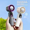 Ventilador de Mano Personalizado Transfronterizo, Ventilador Plegable Portátil para Exteriores, Mini Ventilador de Mano Silencioso para Colgar en el Cuello con Batería de Larga Duración