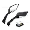 Fábrica atacado diamante motocicleta carro elétrico espelho haste liga de alumínio espelho retrovisor motocicleta espelho reverso