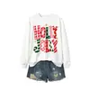 Amazon wish estación independiente moda casual para mujer sudadera a cuadros holly jolly lunares rayas de estrella