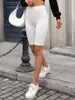 Roupas Femininas Transfronteiriças, Estilo Europeu e Americano, Calças de Cinco Pontos de Alta Elasticidade, Roupa Externa Esportiva Feminina para Fitness e Yoga, Shorts Esportivos Finos de Comércio Exterior para o Verão