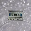[Personalización de Insignia] Forma Creativa de Cinta de Música Broche Metálico Dibujo Animado Personalizado Disco de Vinilo Insignia de Aleación Pin