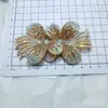 Flores de Sapato Feitas à Mão, Flores de Borboleta Estéreo, Headwear com Hot Fix DIY, Acessórios de Cabelo, Bolsas de Sapato com Strass, Acessórios de Decoração para Roupas