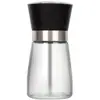 Acero inoxidable 304 Molinillo de pimienta negra Botella de condimento para el hogar Pimienta molida fresca manualmente Comino Botella para moler sal marina