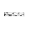 Luz frontal para espejo de baño de cristal K9 transfronteriza, aplique de pared de acero inoxidable, luz de espejo, luz frontal de espejo de cristal LED, hierro
