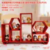 Decoração de Casa de Bonecas com Laço 3D Modelo de Armário Suporte de Exibição Multicamadas Brinquedo Bule Camada de Exibição de Perfume Prateleira de Exibição em Camadas