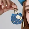 Encanto de Bolso de Hello Kitty de Dibujos Animados Lindo en Stock Llavero Creativo de Gato Kt para Niñas Mini Bolsa de Almacenamiento para Pendientes