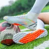 Comércio Exterior Transfronteiriço Atacado Sapatos de Futebol de Cano Alto Travas Longas Amazon Sapatos de Futebol Masculinos e Femininos Campo Chuteiras de Treino para Estudantes
