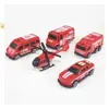 Adornos para Hornear Pasteles Avión Mini Camión de Bomberos Vehículo de Ingeniería Ambulancia Coche para Niños Decoración de Mesa de Postres Juguetes