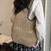Bolso Tejido Elegante Nuevo Primavera 2026, Bolso de Hombro, Bolso de Playa de Moda, Bolso de Hombro, Bolso de Mano Simple