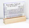 Producto de gran venta transfronteriza: Tabla Periódica de los Elementos Químicos de Secundaria Regalo de Cumpleaños Decoración de Escritorio para Aprendizaje Adorno, en Stock para Entrega Rápida
