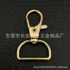 Fabricantes de Dongguan venta al por mayor una pulgada hebilla boca de pez llavero de metal gancho hebilla para perro gancho cuerda colgante gancho giratorio