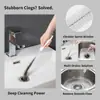 Limpiador de Drenaje para el Hogar, Cepillo para Eliminar Cabello de Lavabo de Baño, Cepillo para Limpieza de Tuberías de Lavabo de Cocina