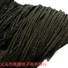 Cinturón de Serpiente Negro y Blanco Dorado Plateado Rojo de 0.3/0.5 cm con Diseño Cóncavo, Cordón Delgado, Cinturón de Espiga, Adorno para Ropa Cheongsam, Dorado Profundo